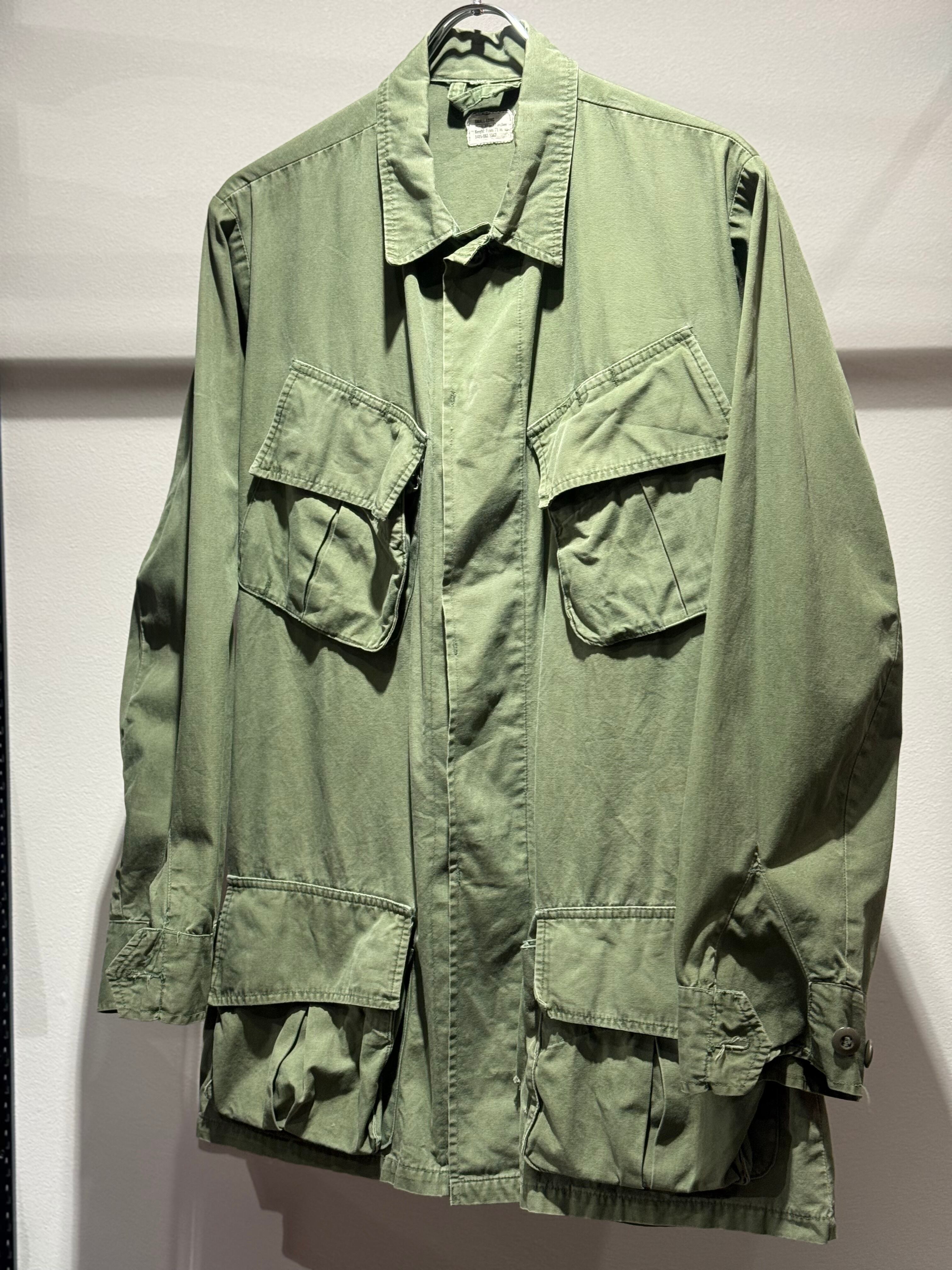 1960's U.S.ARMY Jungle Fatigue Jacket 3rd Model SIZE : SMALL-LONG
