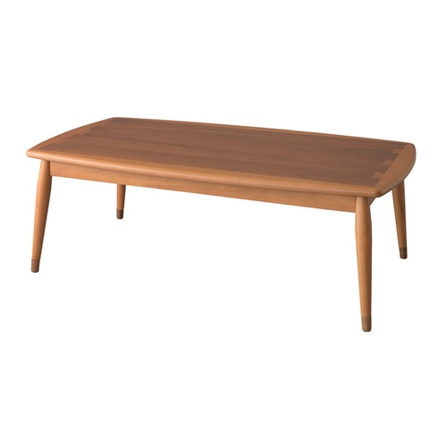 コタツテーブル 長方形 木製テーブル カフェテーブル 天然木ラバーウッド 北欧 おしゃれ シンプル オールシーズン