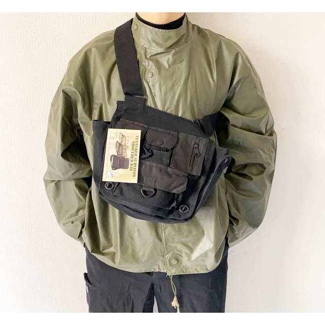 rothco black hi gimmick shoulder bag | protocol