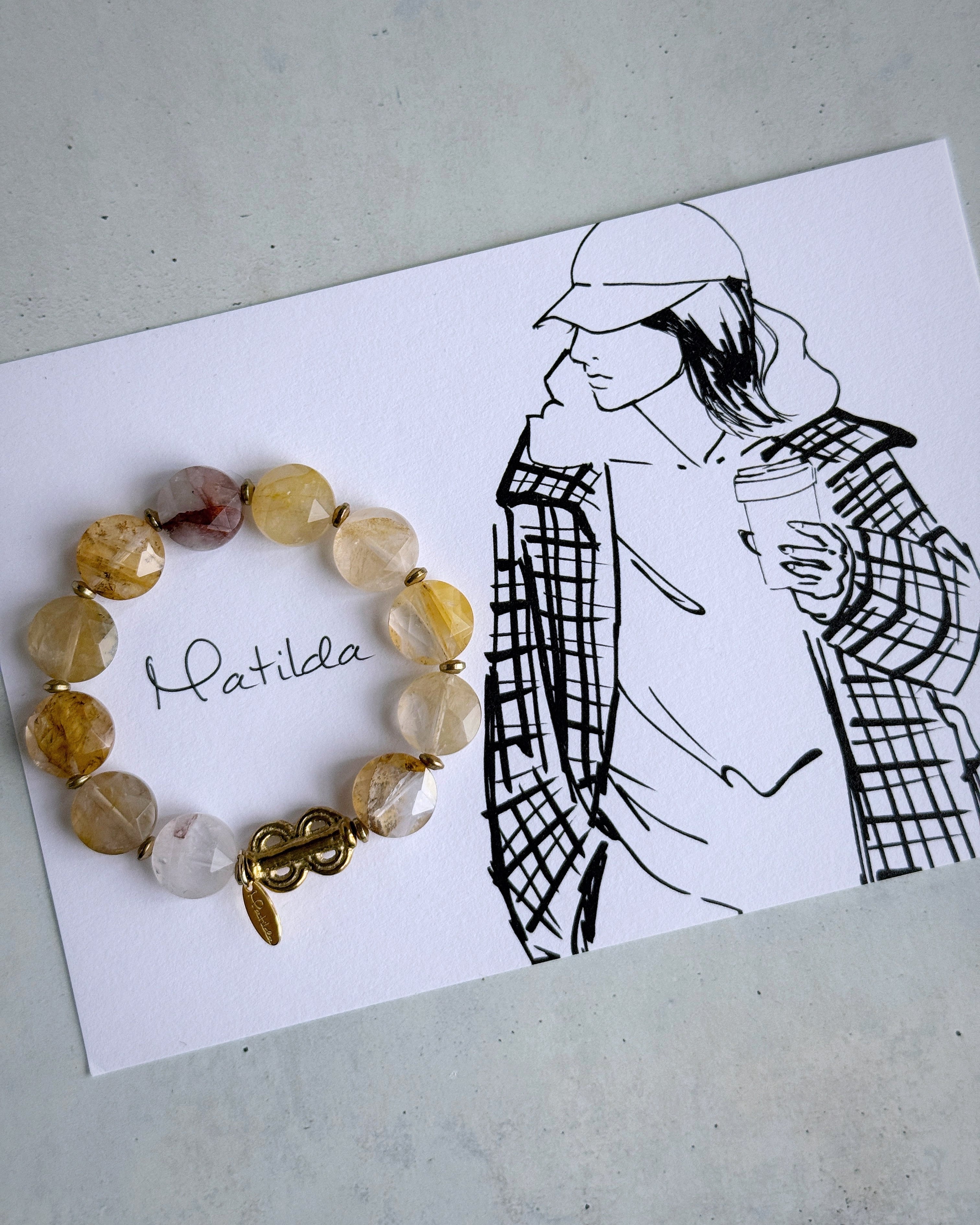 tumble bracelet(デンドリティッククォーツ)