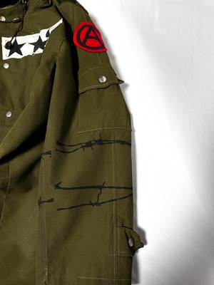 UNFINISHEDミリタリーコート25022