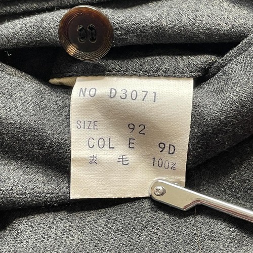 90s Dior ウールスラックス 無地 日本製 【W31】 詳細写真4