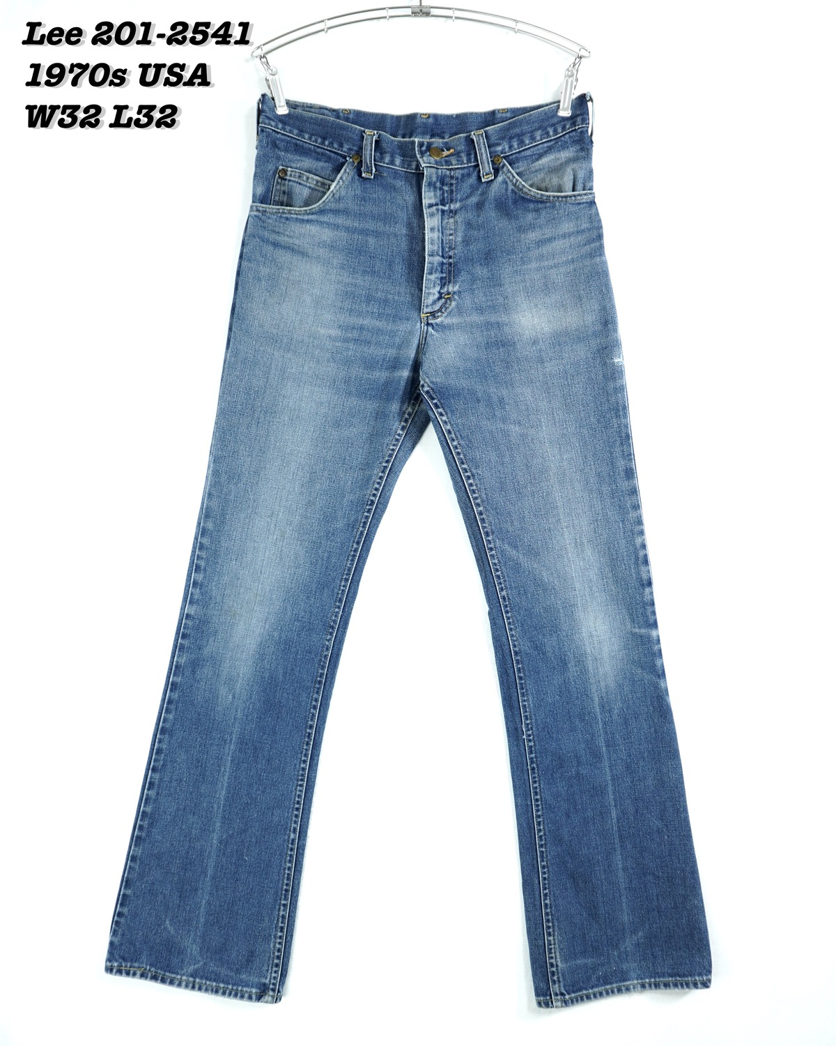 Lee 201 INDIGO DENIM PANTS USA 1970s Lee24007 | Loki Vintage&Used 