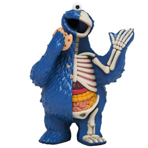 XXRAY Plus  Sesame Street Anatomical Cookie Monster by Jason Freeny