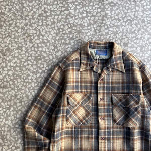 PENDLETON / 70’s Wool Board Shirt size M