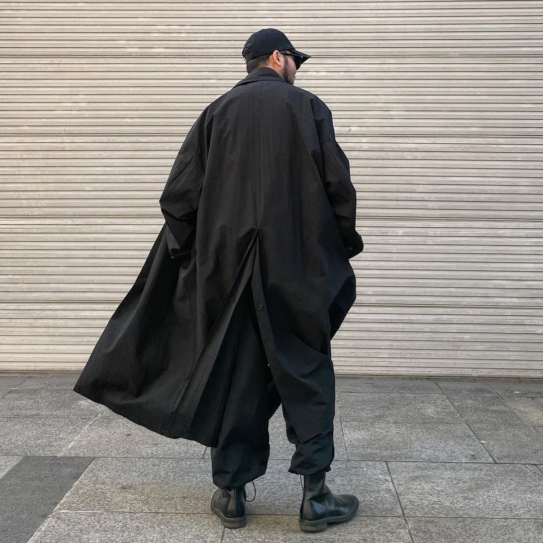 JIAOLANDI中綿オーバーサイズのスタンドカラートレンチコート Mサイズ JIAOLANDI簡単おしゃれなロング丈トレンチコート | mblueshop