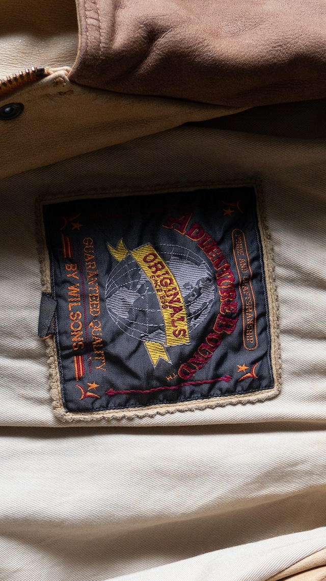 "Adventure Bound by WILSONS" '90s vintage Fringe Leather Jacket