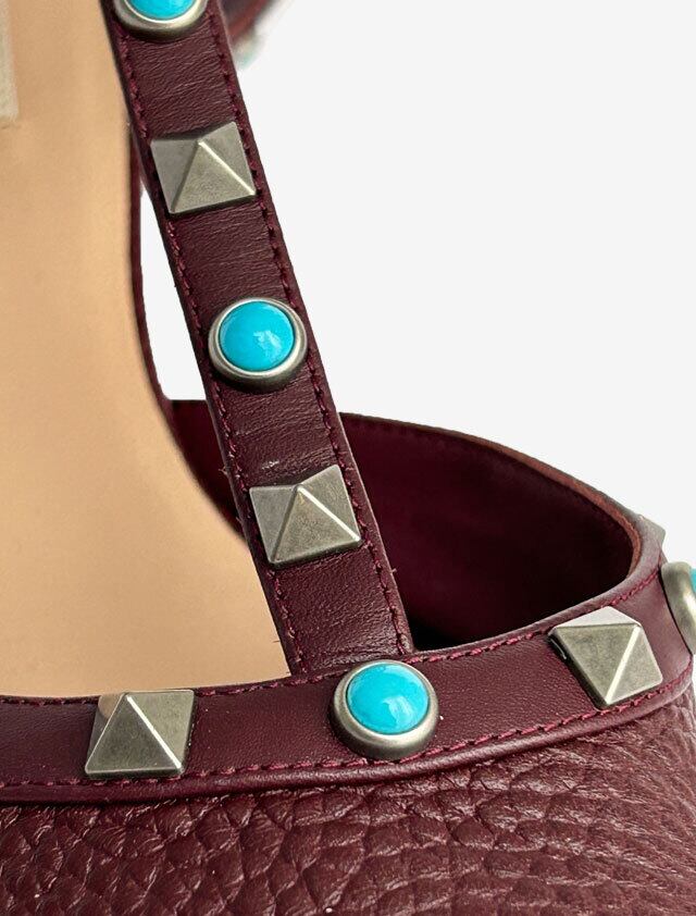 VALENTINO ロックスタッズパンプス ロックスタッズ ストラップパンプス 65mm for ウィメンズ インチ