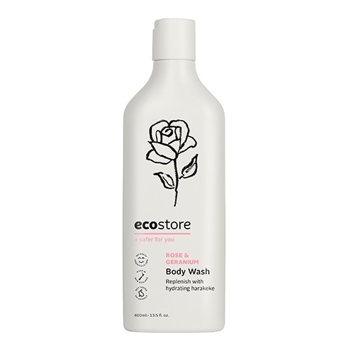 【ecostore】ボディウォッシュ ＜ローズ＆ゼラニウム＞ 400mL