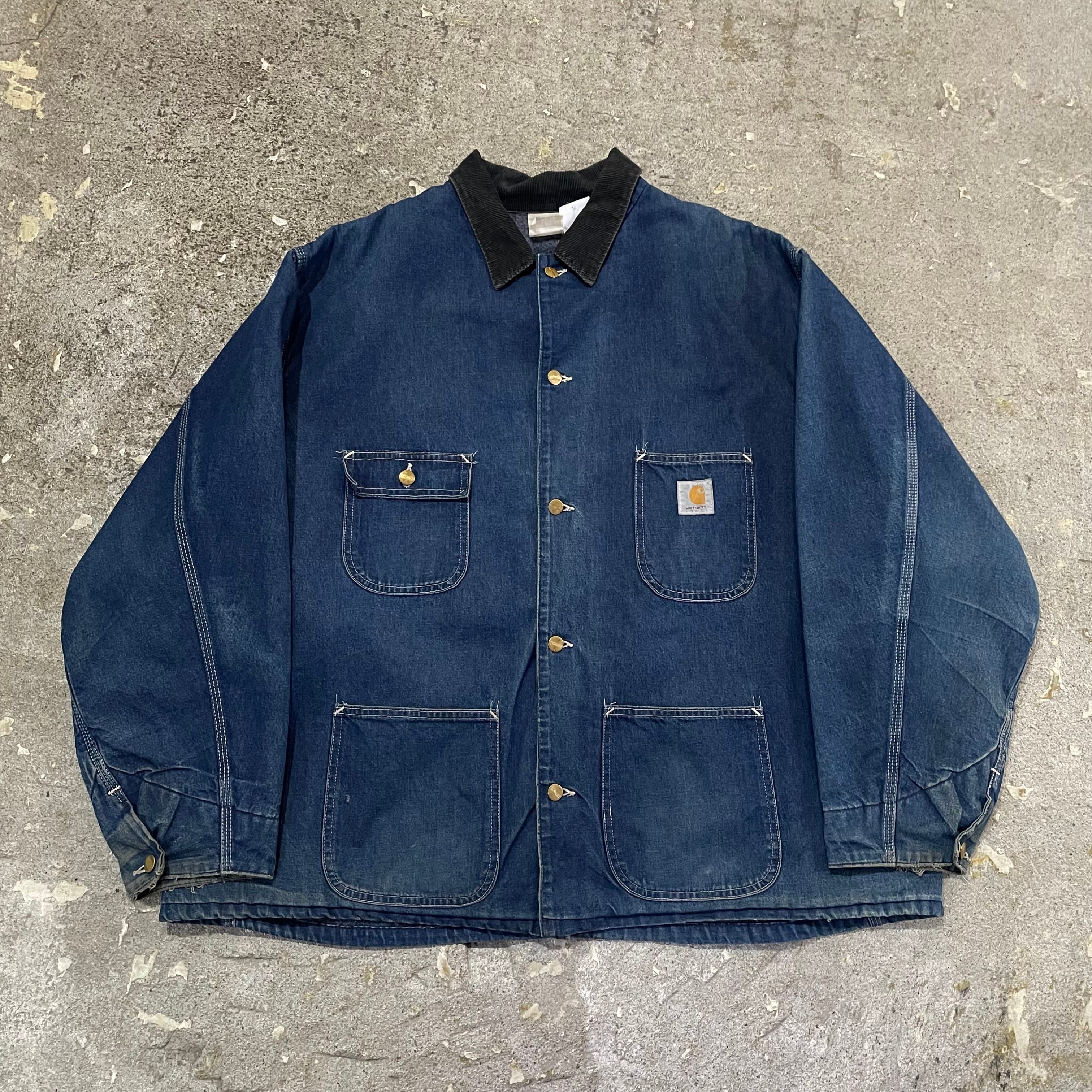 80s〜 Carhartt denim michigan chore coat【仙台店】 | What