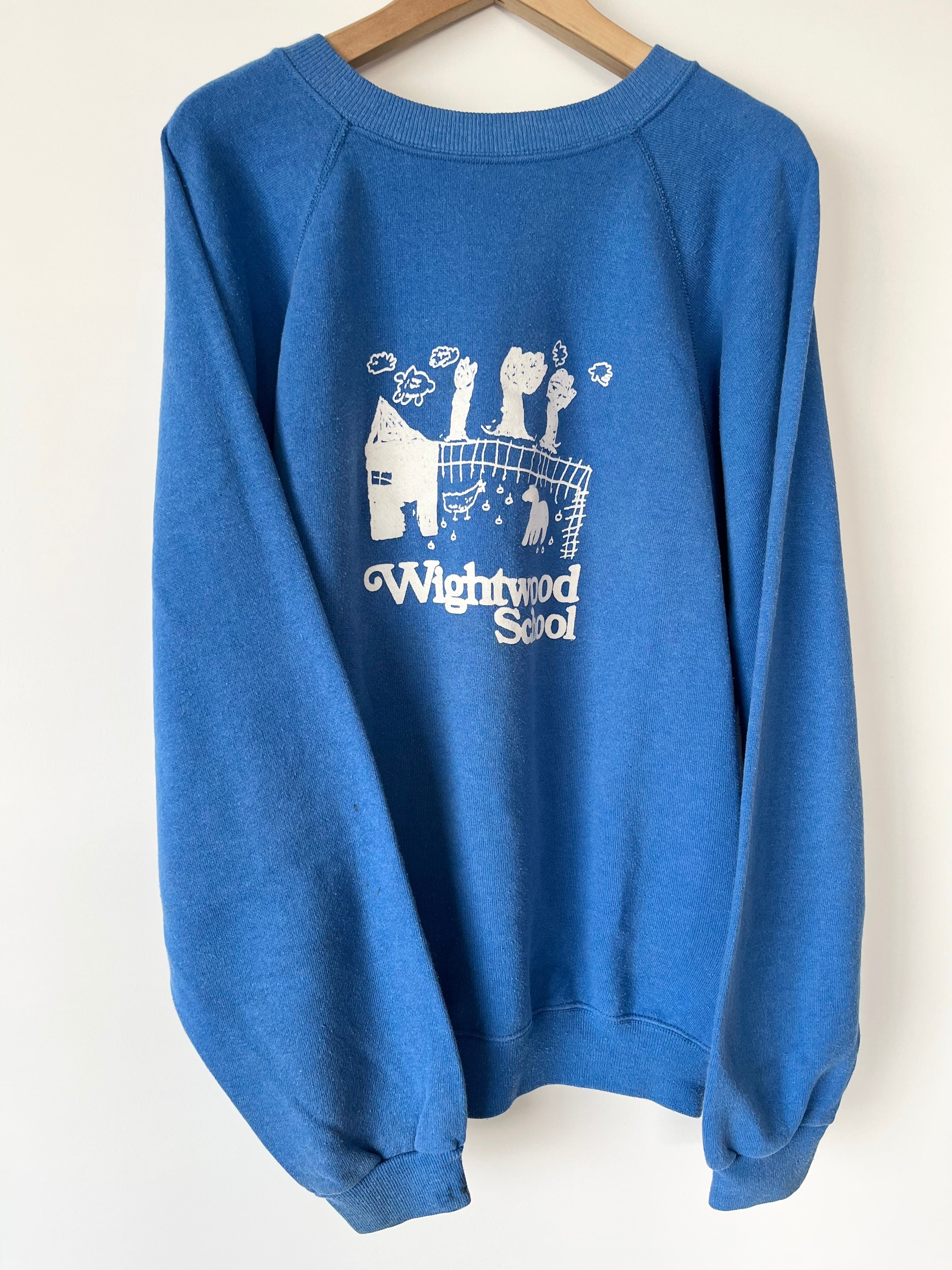 古着 made in USA スウェット wightwood school