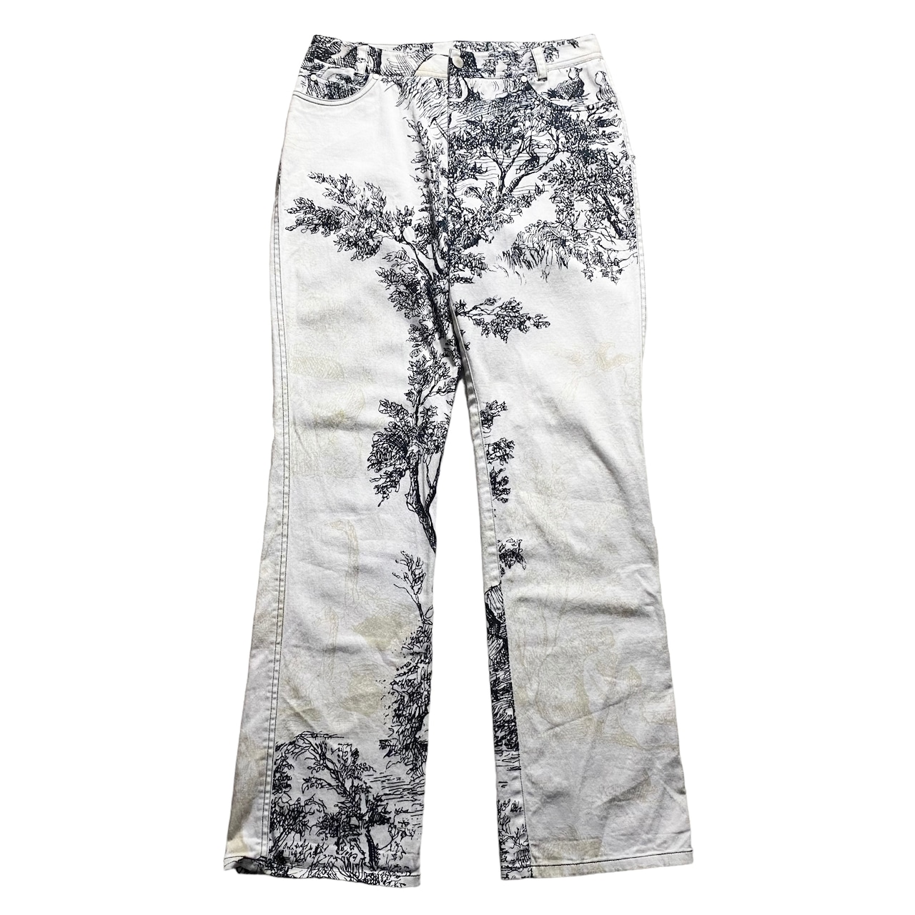 old flair pants “flora and fauna”