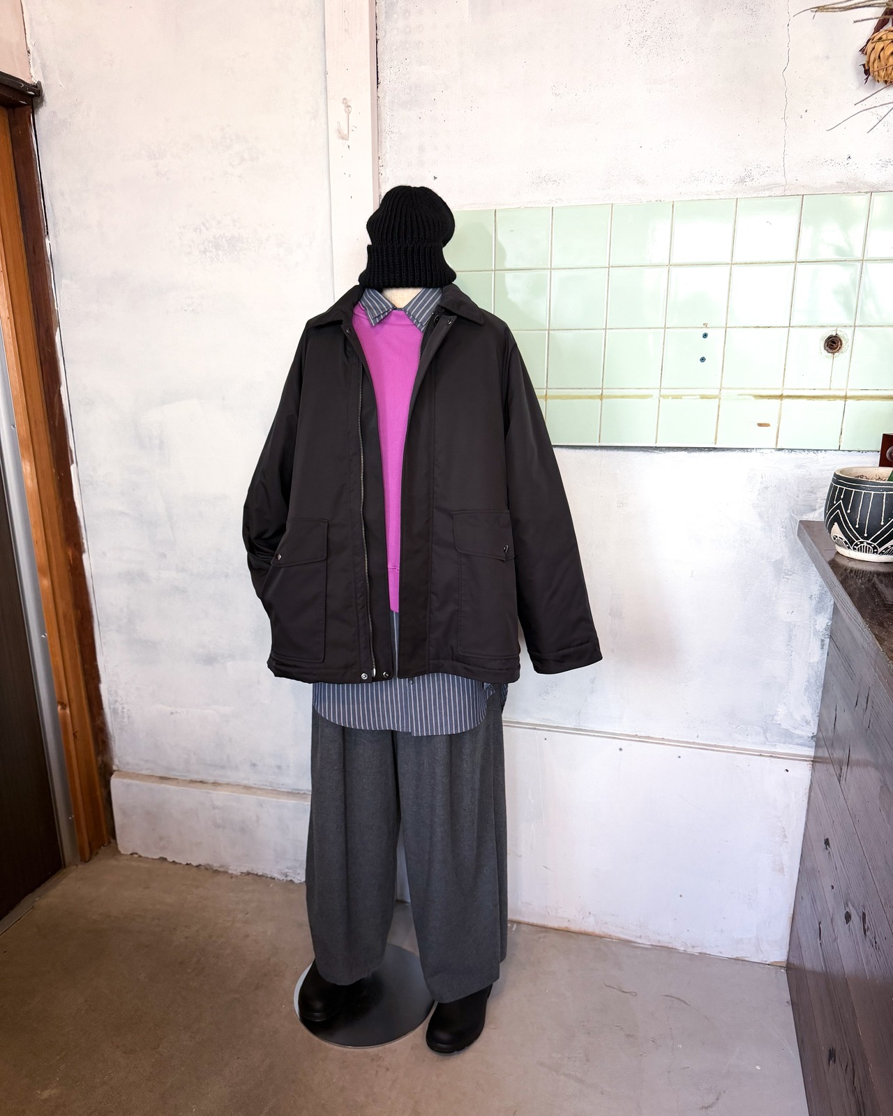 【SIWALY FLUID WOMEN】REVERSIBLE BLOUSON
