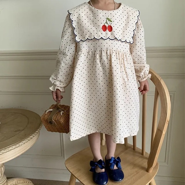 【取寄】ドットチェリーワンピース