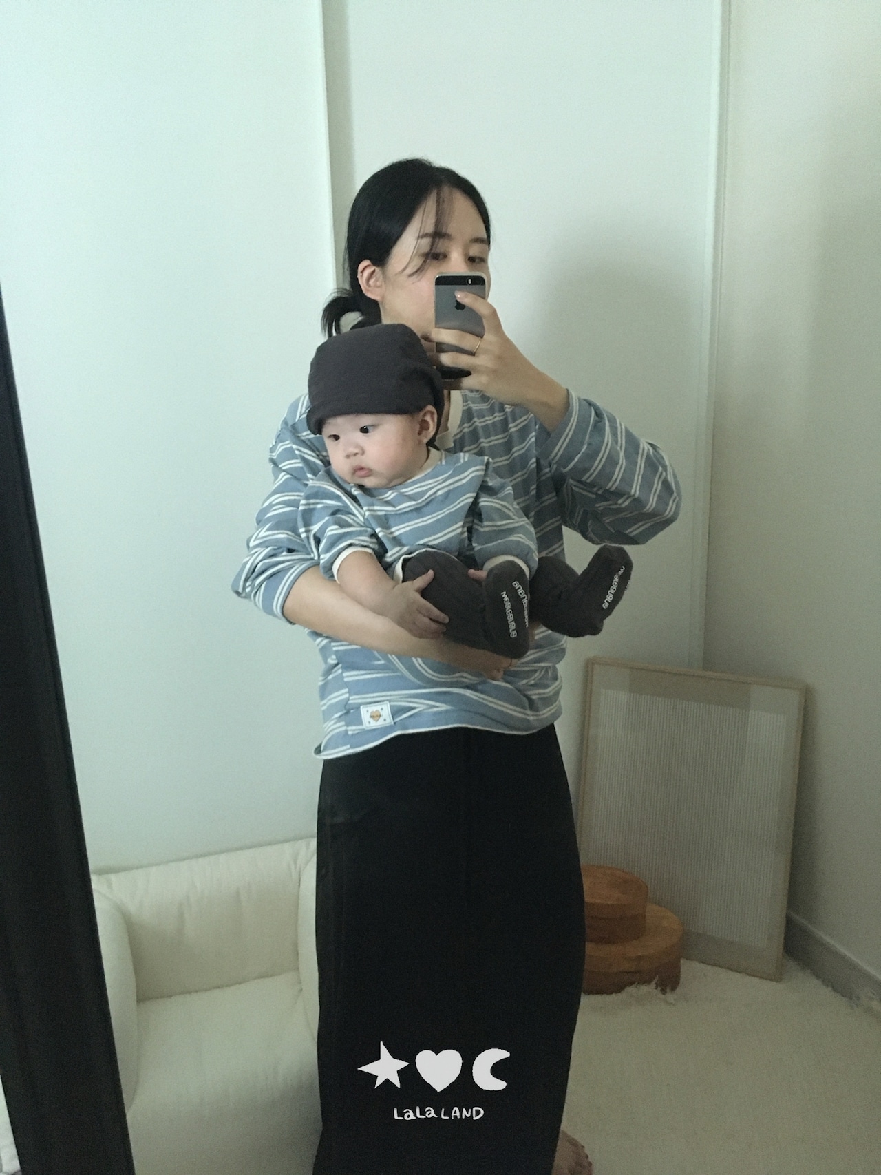 韓国子供服 / LALALAND / 26Autumn / セイントTシャツ / 秋服 / mom *free*