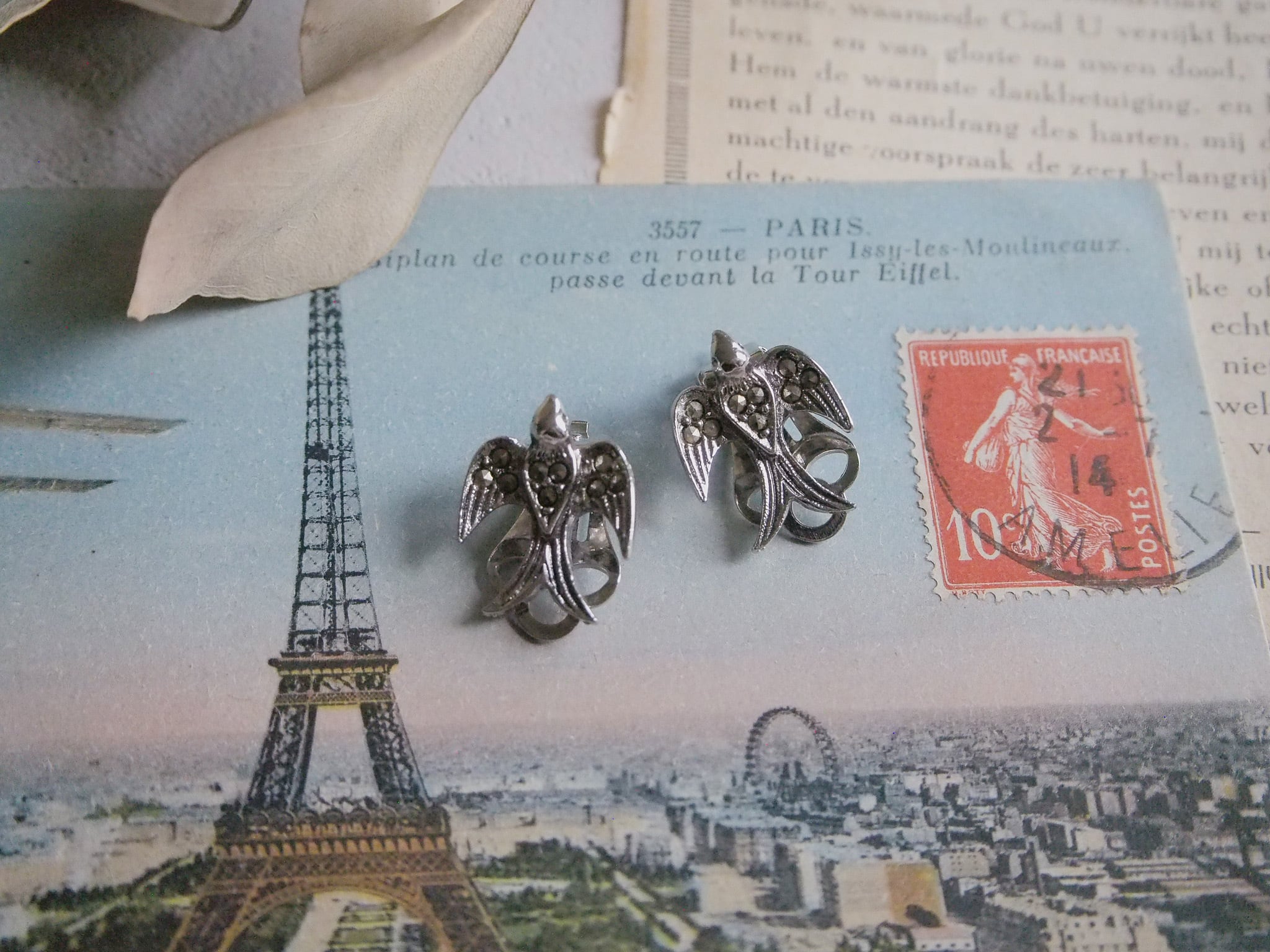 イヤリング | アンティークアクセサリー ｜antique pinrouge