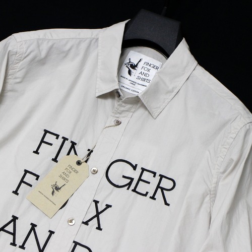 【FINGER FOX AND SHIRTS】レギュラーカラー・シャツ