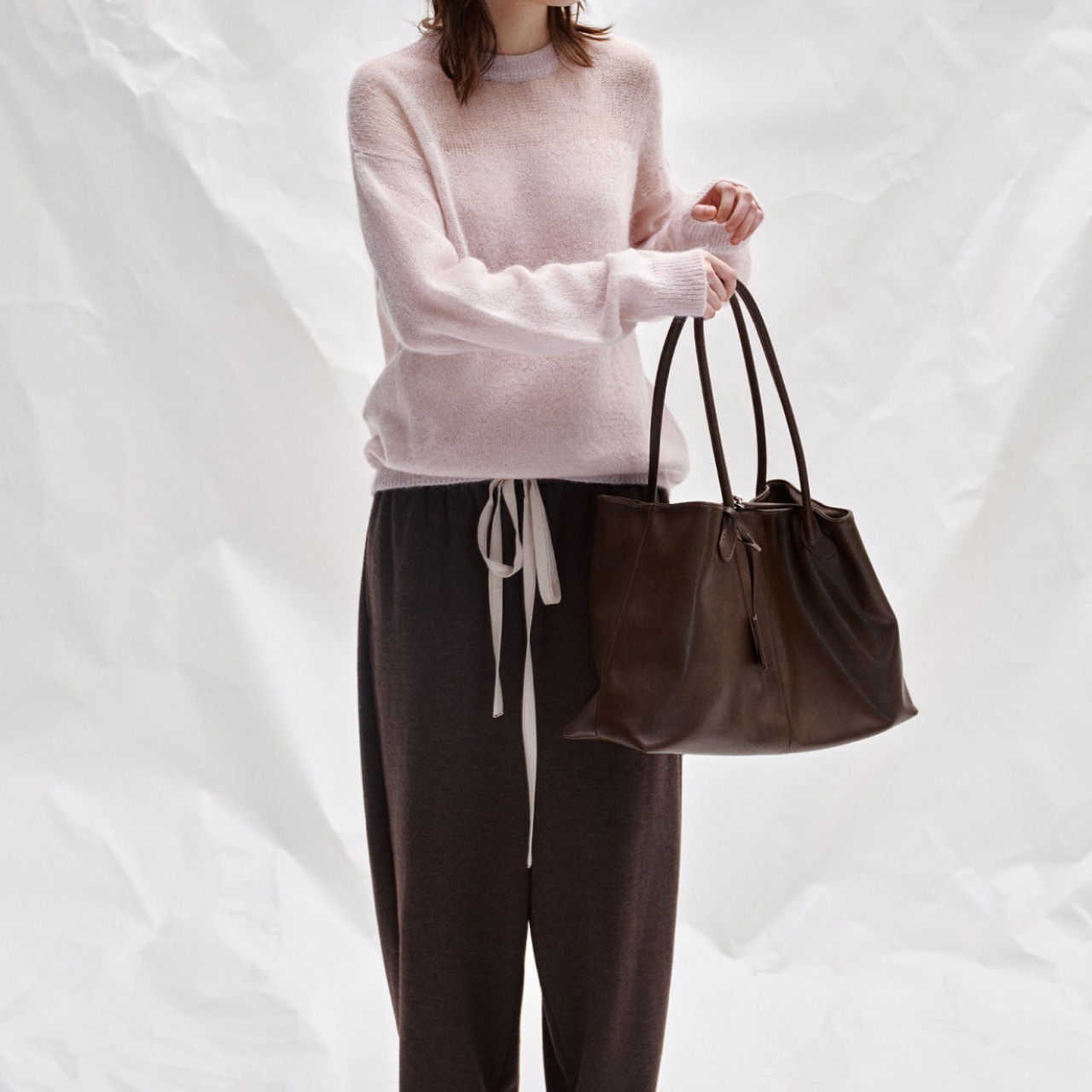 sheer knit pullover 【2color】 T0737