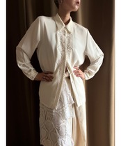 embroidery classical white shirt-4886-9