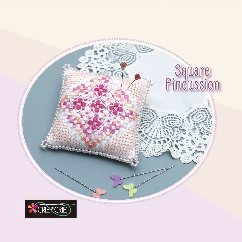 ◆satoshicさま専用◆ピンクッション♡ ピンクッション〈正方形〉No.645 [C645A] | criecrieshop(クリエクリエ