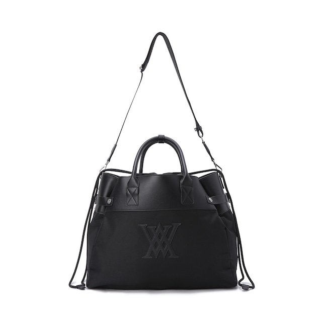 STRING BOSTON BAG [サイズ: F(AGEUUBB05BKF)] [カラー: BLACK]