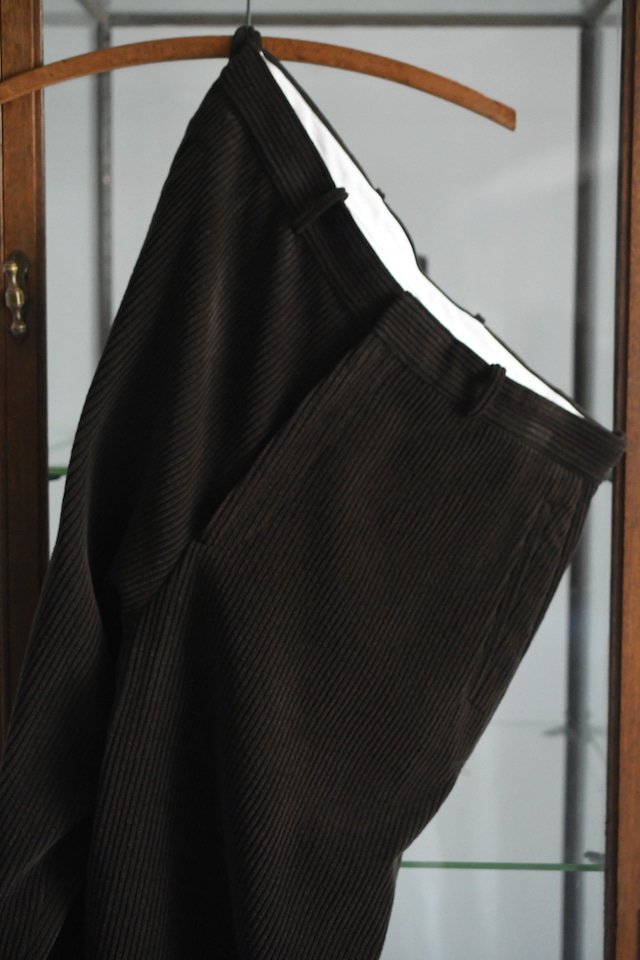 A.PRESSE / Wool Corduroy Wide Trousers (Brown)