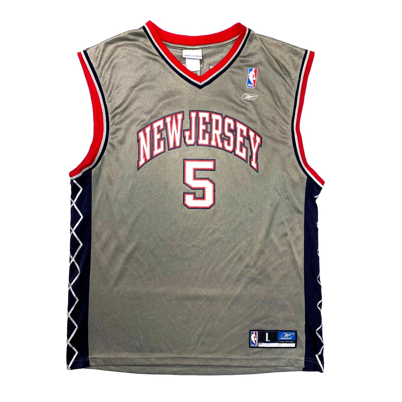 Reebok リーボック NBA New Jersey Nets ゲームシャツ レプリカユニフォーム メンズL  ニュージャージーネッツ古着【ゲームシャツ】【SA21075】 | cave 古着屋【公式】古着通販サイト