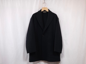 LAMOND”WOOL DOUBLE FACE COAT BLACK”