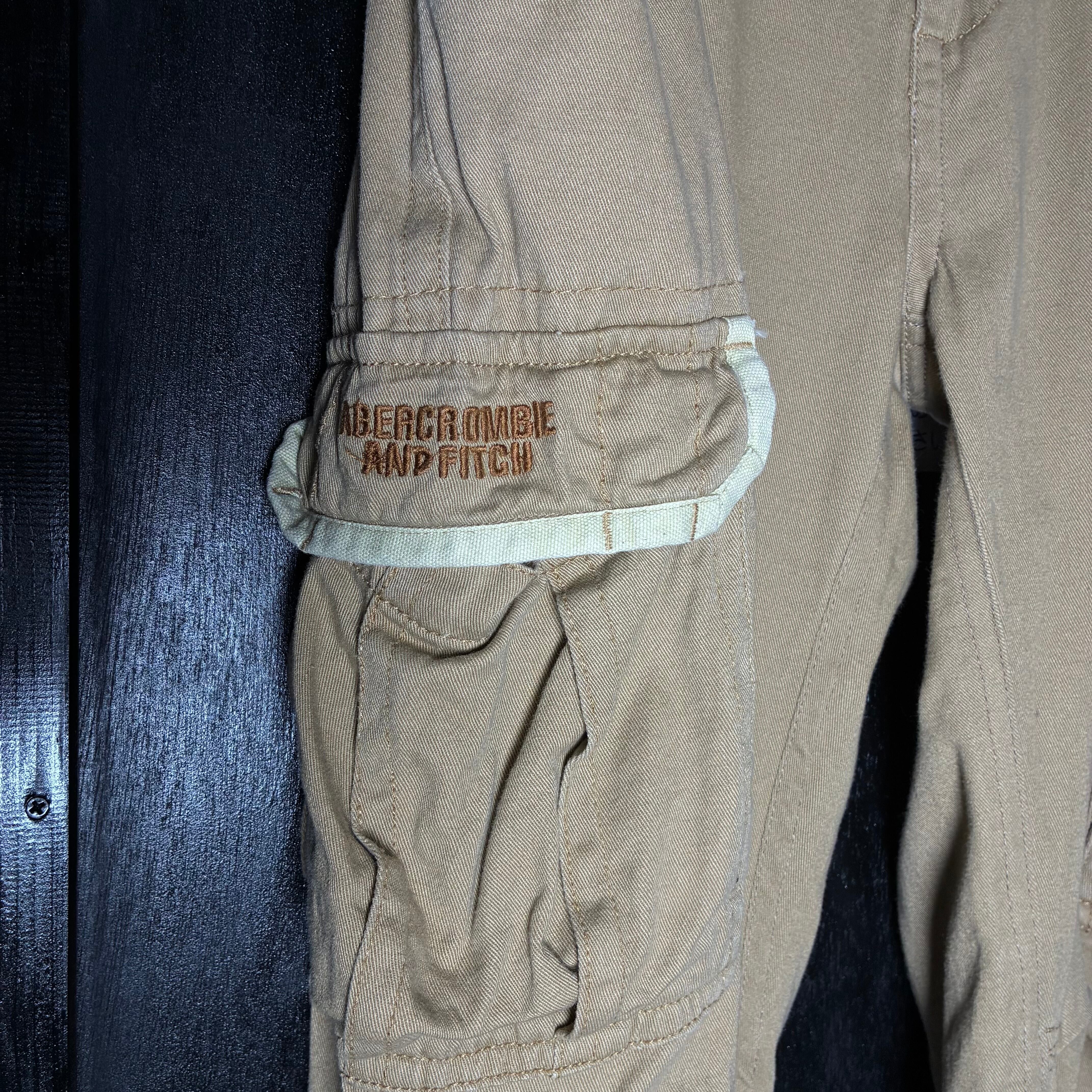 ABERCROMBIE&FITCH カーゴパンツ ベージュ アバクロ ギミックカーゴ