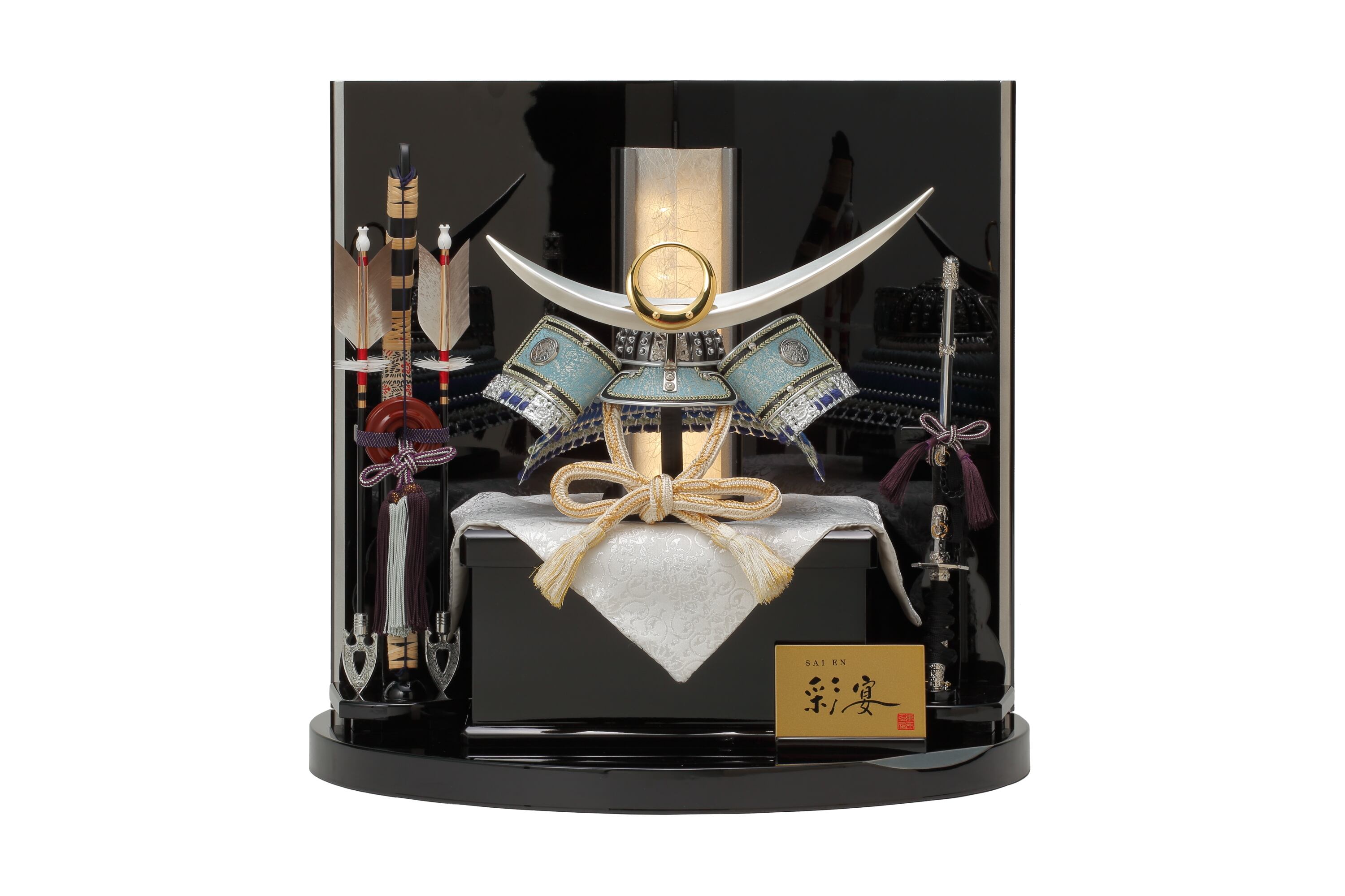 ケース御所人形彩