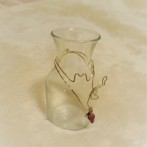 Flower Vase ねこの気持ちシリーズ【 必死ねこ 】(真鍮)