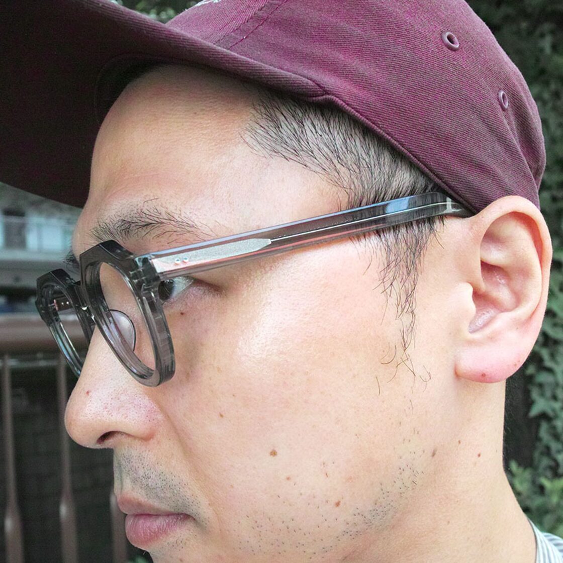 guepard / gp-02 / gris - Light Blue Flat lenses クリアグレー 