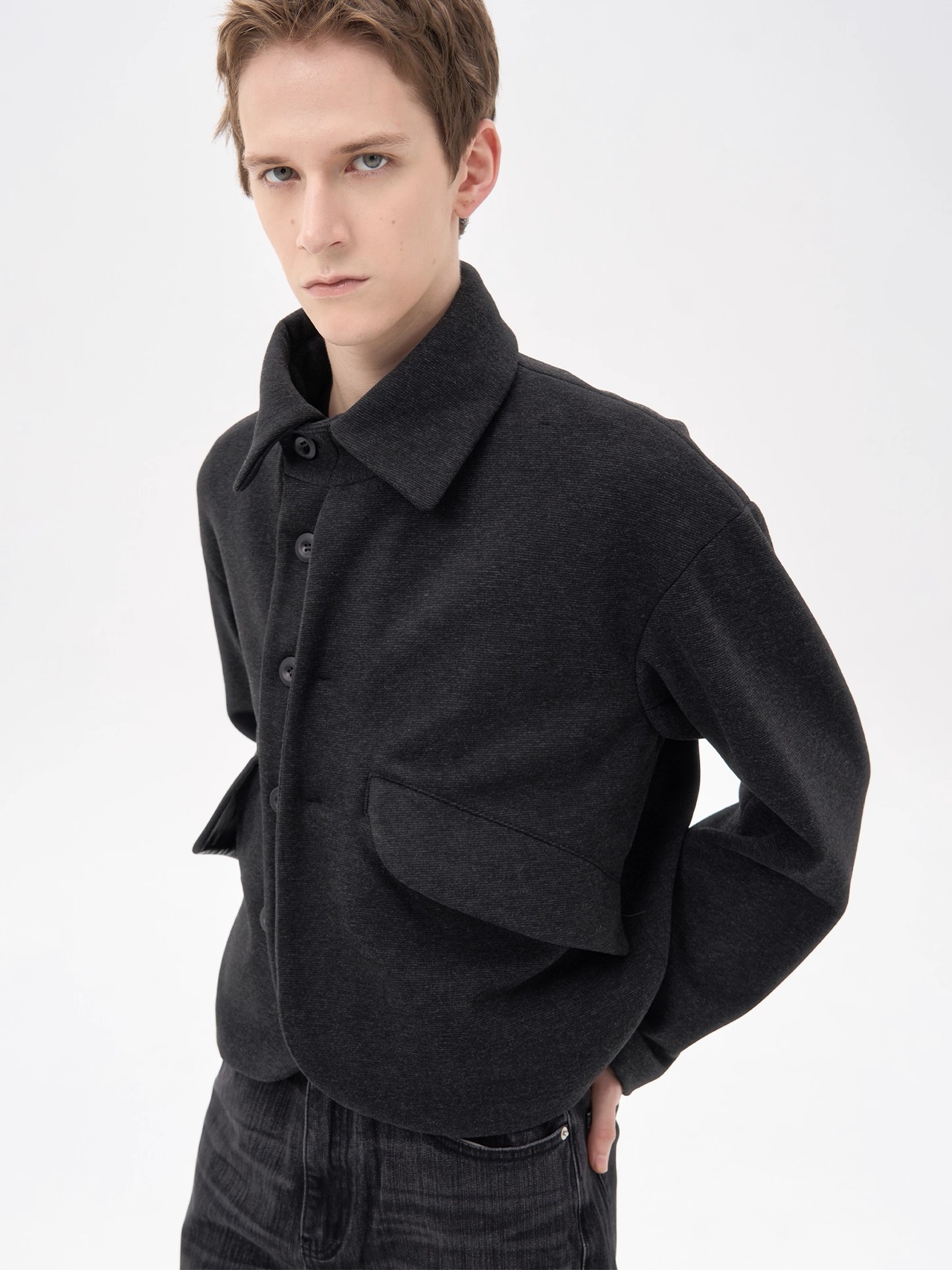 SLIGHT VOGUE x BEVAN UP Arc Collar Jacket