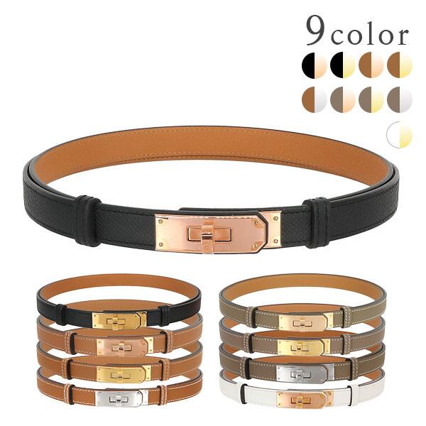 New HERMES エルメス ベルト ケリー 18 ケリーベルト ヴォーエプソン 9色 レザーベルト 新品