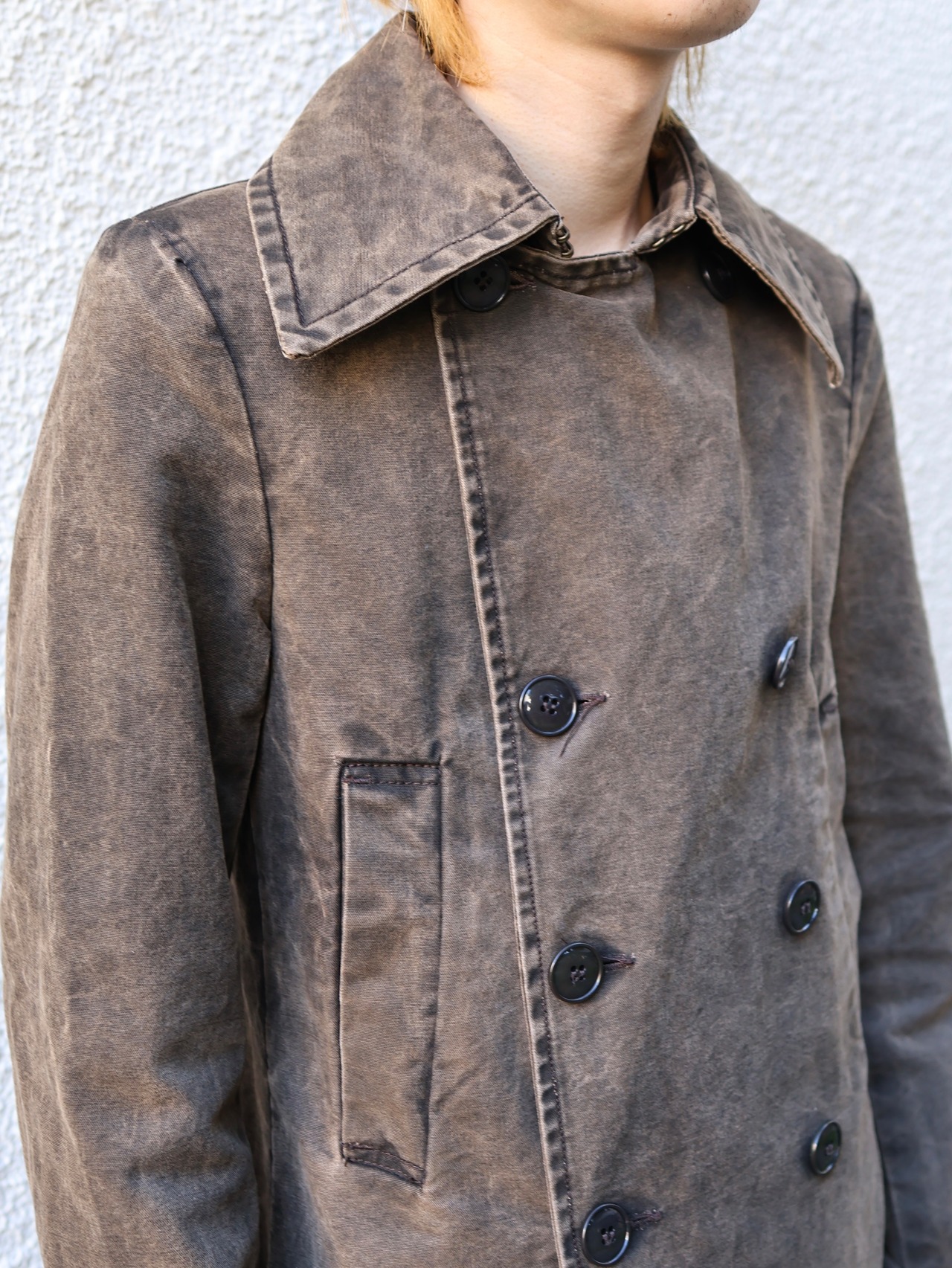 【zucca】compact double pea coat