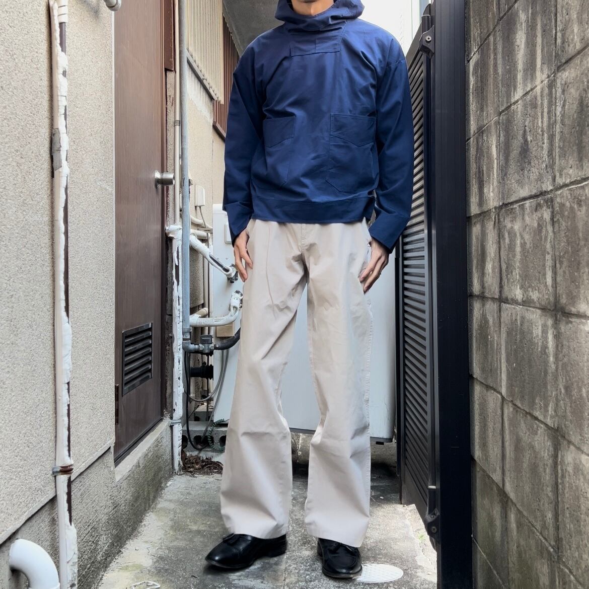 s 〜 euro vintage work anorak parka サルベージパーカー スモック