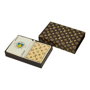 ルイ ヴィトン モノグラム トランプ 2セット ブラウン ベージュ 紙 ユニセックス LOUIS VUITTON 【中古】
