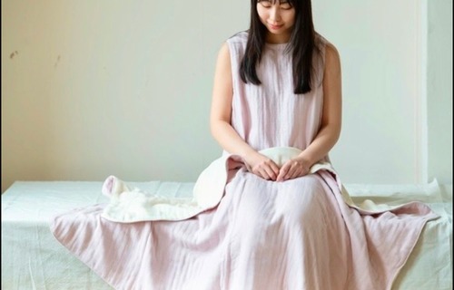 桜染めのガ―ゼケット