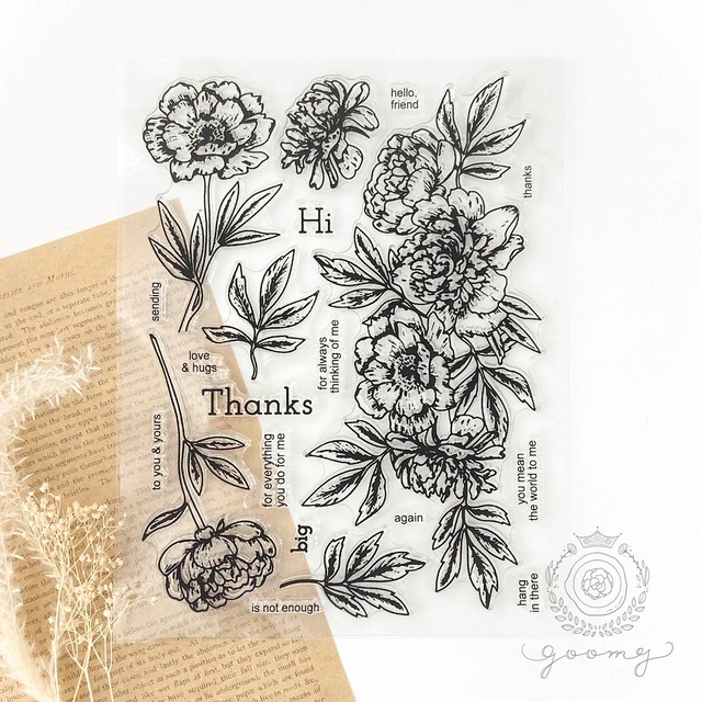 シリコンスタンプSET フラワー <H24>