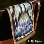 スウェーデン伝統織物 フレミッシュ織のタペストリー(アザミモチーフ)