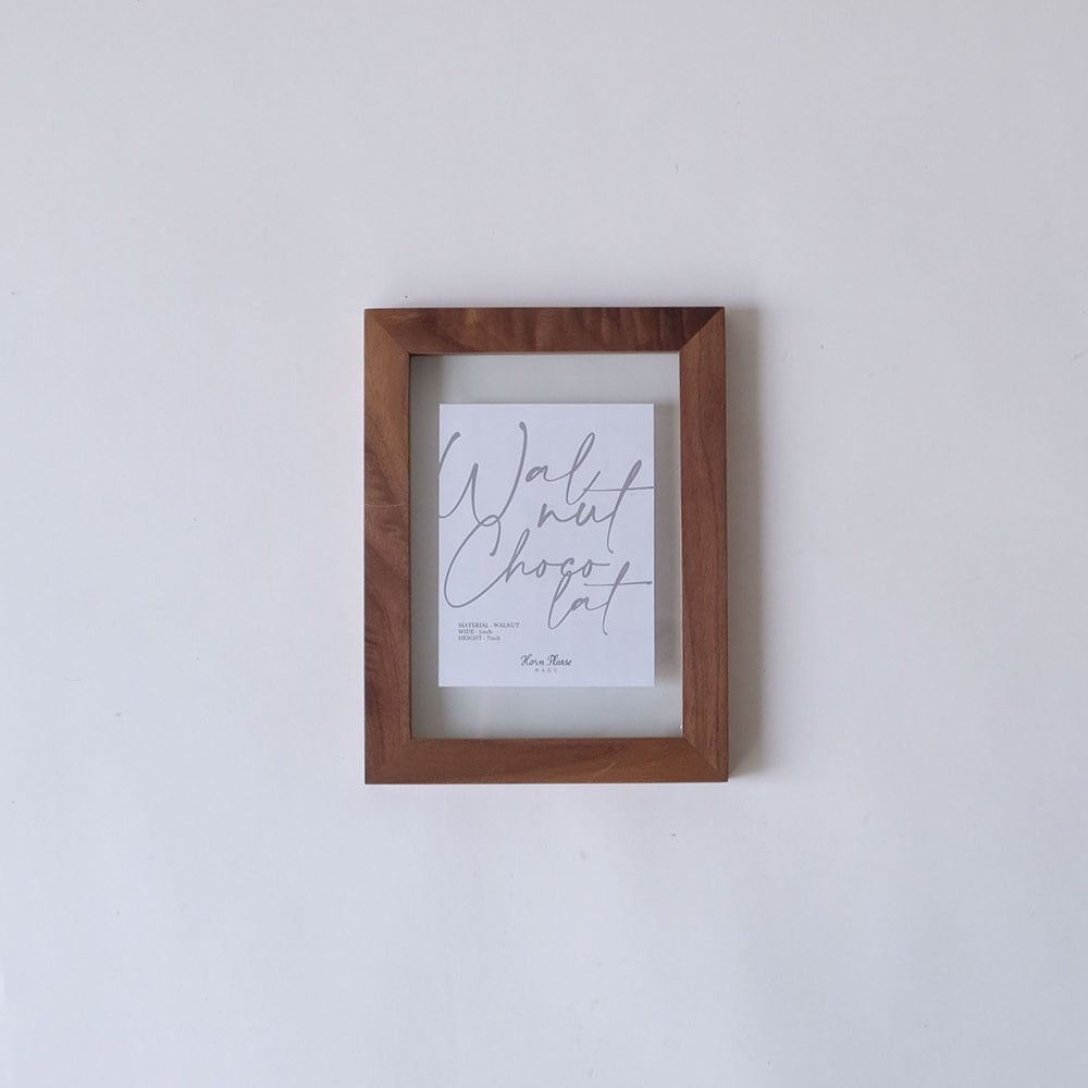 フォトフレーム ウォールナット 木 写真立て 壁掛け 木製 おしゃれ