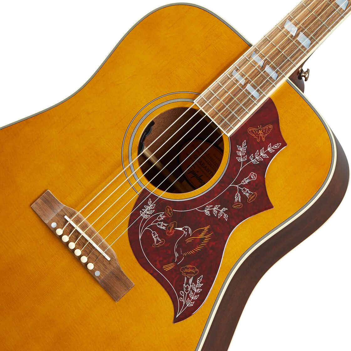 Epiphone Inspired by Gibson Hummingbird (Aged Antique Natural 