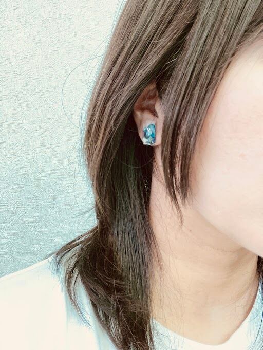 川から海を守る】Arakawa blue/Largeイヤリング/ピアス | aid to