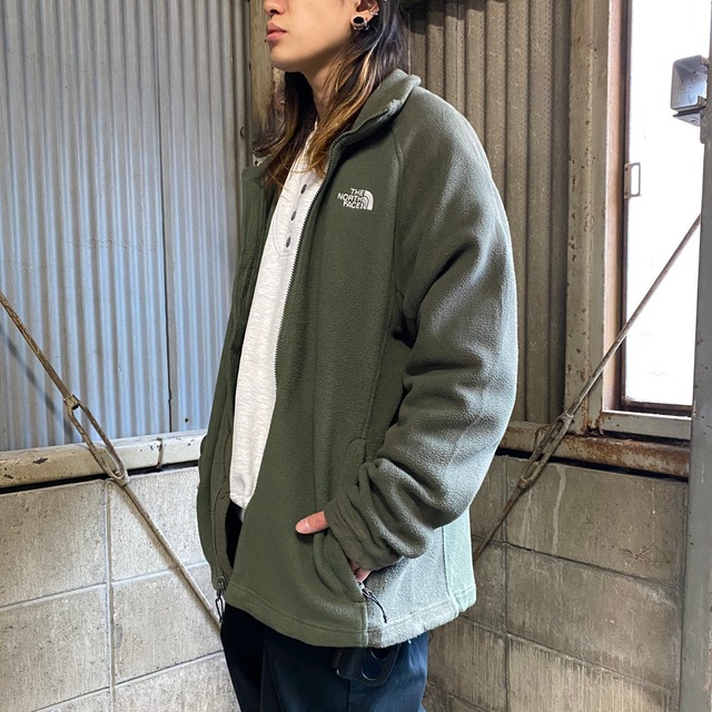 THE NORTH FACE ザ ノースフェイス フリースジャケット メンズXL 古着 