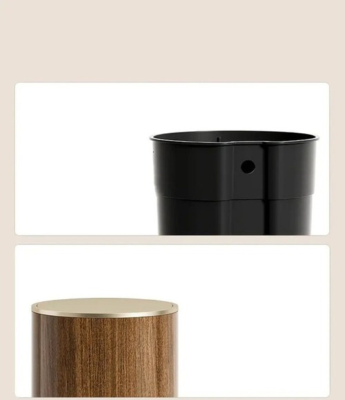 円形 ゴミ箱 蓋付き 12L 踏み込み式 プッシュ式 幅22cm 木目調 プラスチック 軽量 おしゃれ北欧