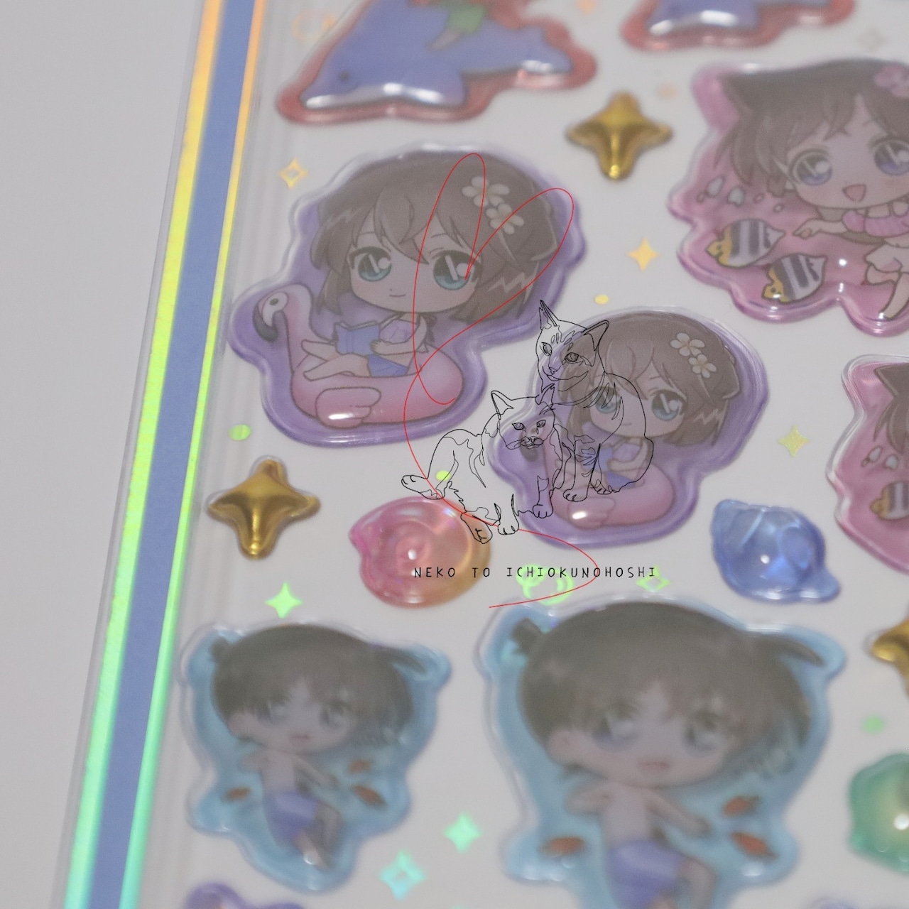 名探偵コナン　うるちゅるPOP SEAL　４種類セット