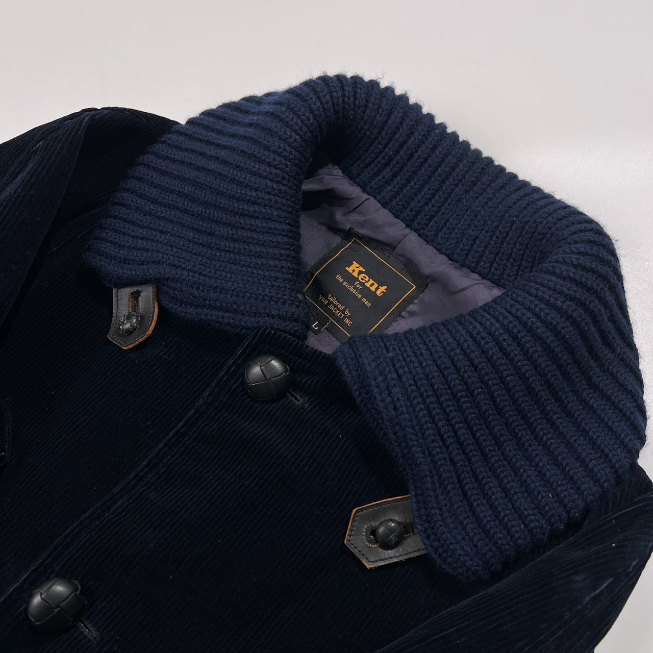 70s Kent ケント VAN JAC ヴァンヂャケット コーデュロイ スパニッシュコート サイズ L /ネイビー/ビンテージ