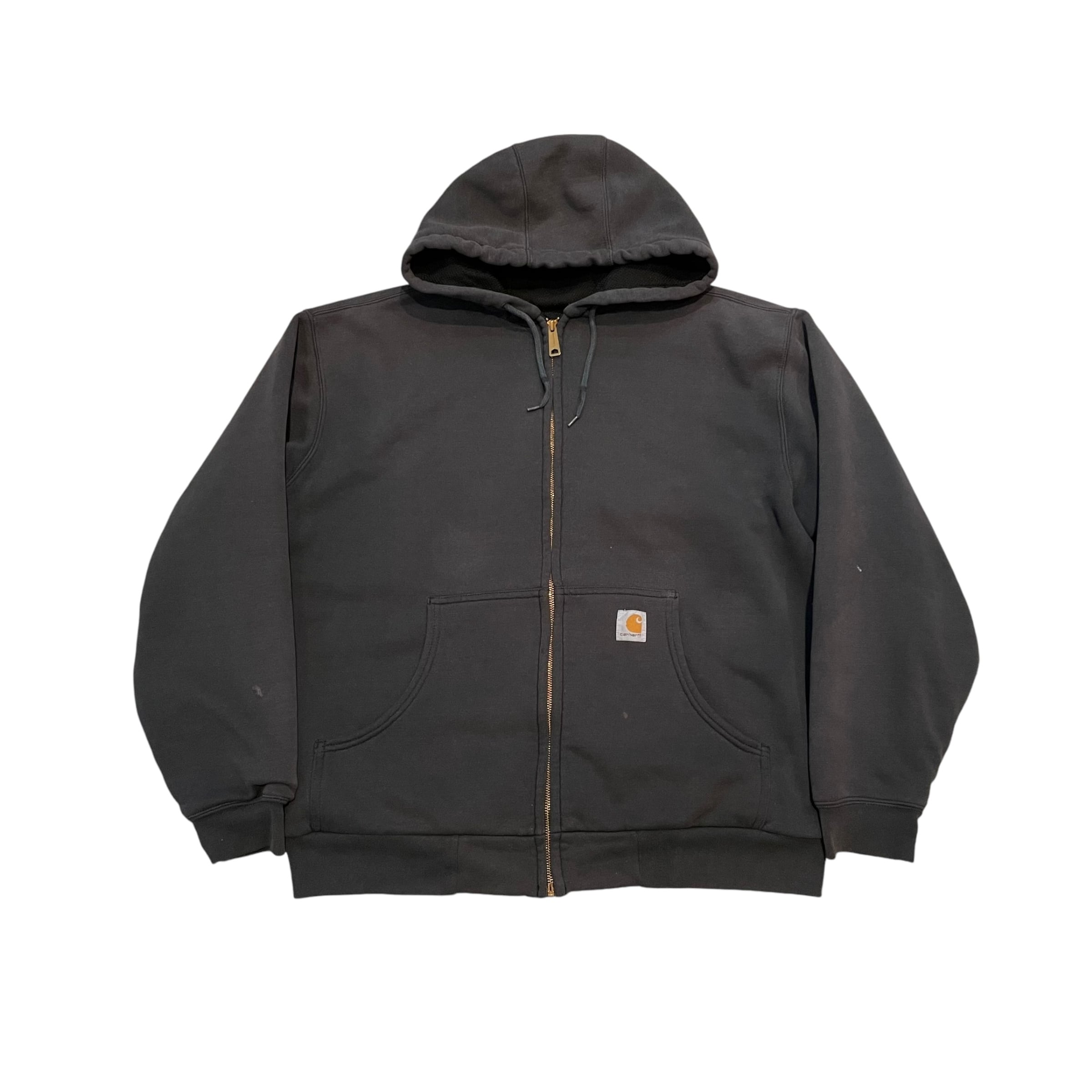 2010s Carhartt sweat×mesh doubleface zip hoodie