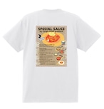 【蔵出し】レシピシリーズ フレッシュトマトとコンガリチーズ デザインNO.B003 Tシャツ5.6oz ハイクオリティTシャツ