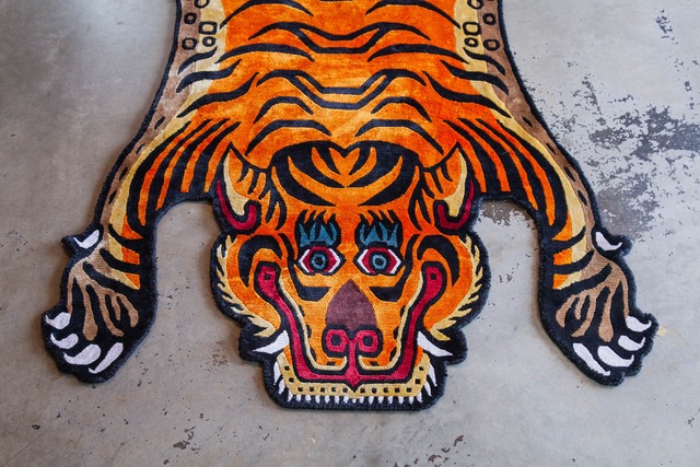 Tibetan Tiger Rug 《Lサイズ•シルク018》チベタンタイガーラグ